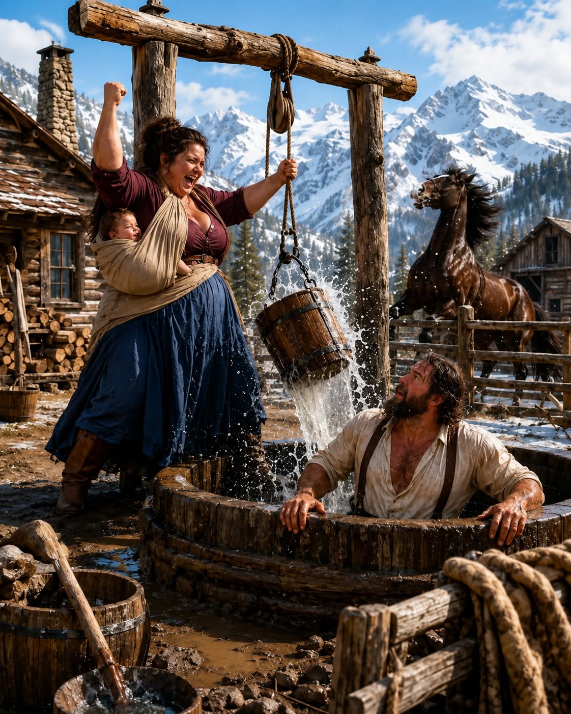 THE GIANT ASKED FOR A QUIET WIFE