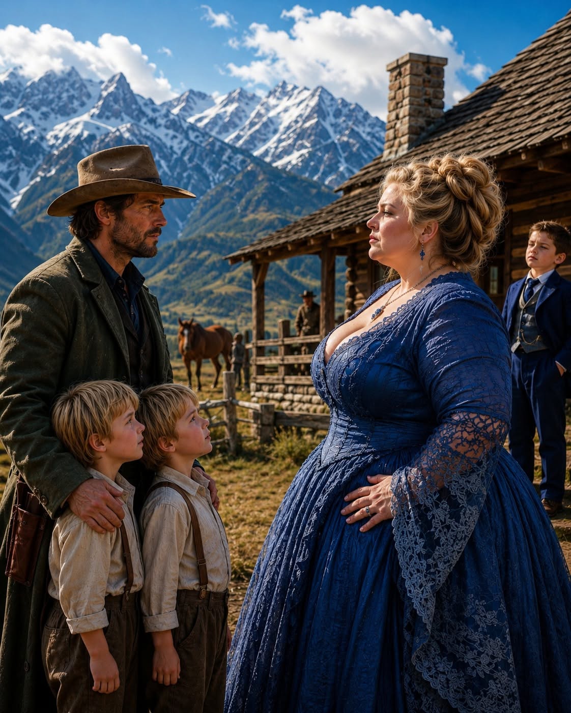 The Mountain Man Needed a Mother for His Twins. The Widow Needed a Father for Her Son. Then Their Enemy Rode Back.
