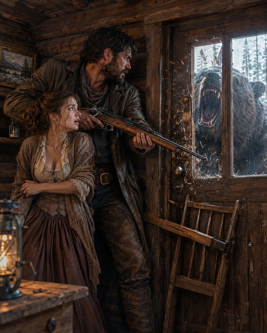 The Giant Cowboy Who Locked the Widow’s Door