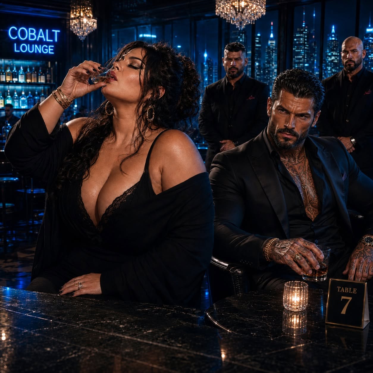 THE WOMAN AT TABLE SEVEN