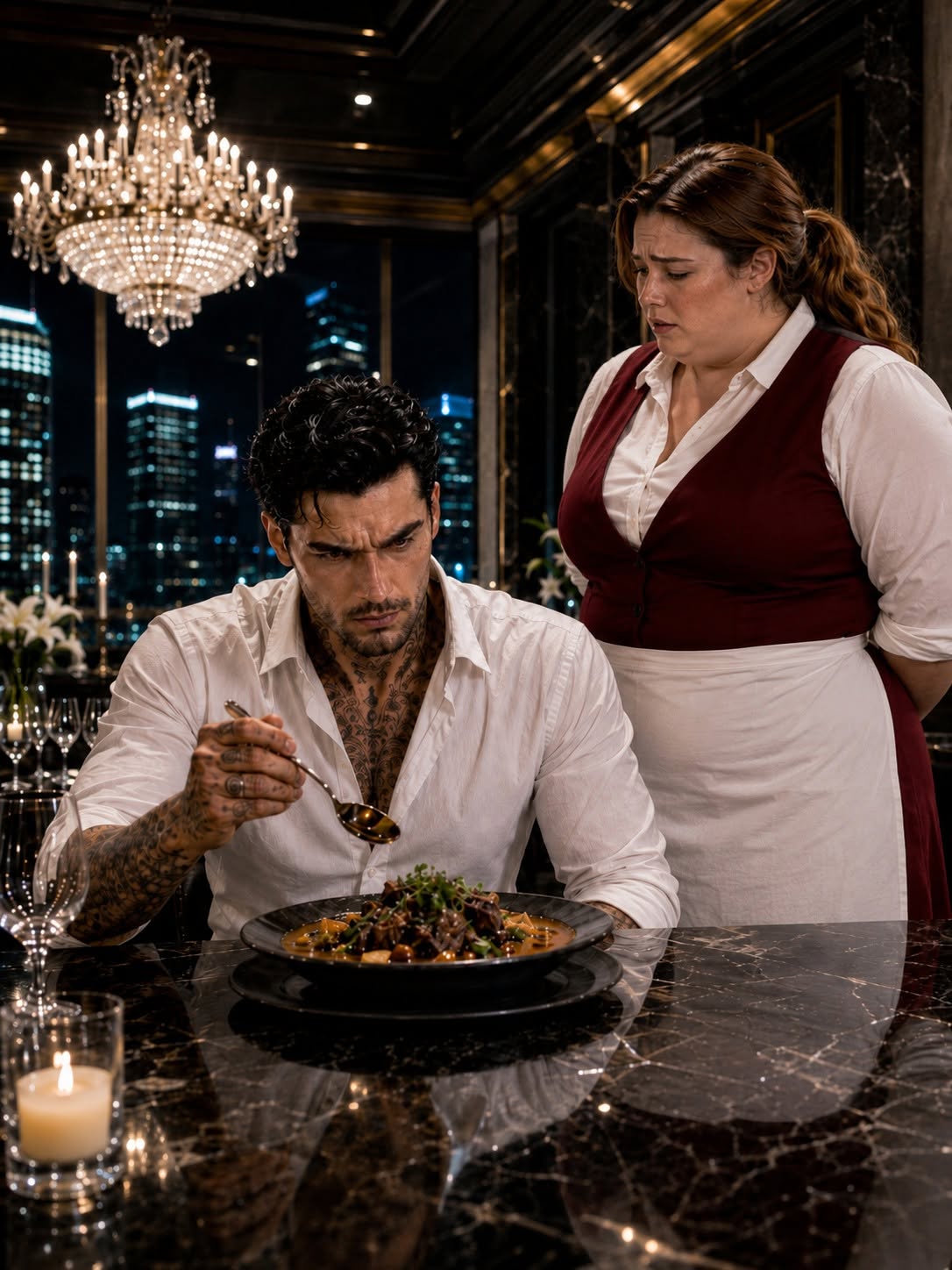 The Waitress They Laughed At Until the Most Feared Man in the City Tasted Her Gumbo