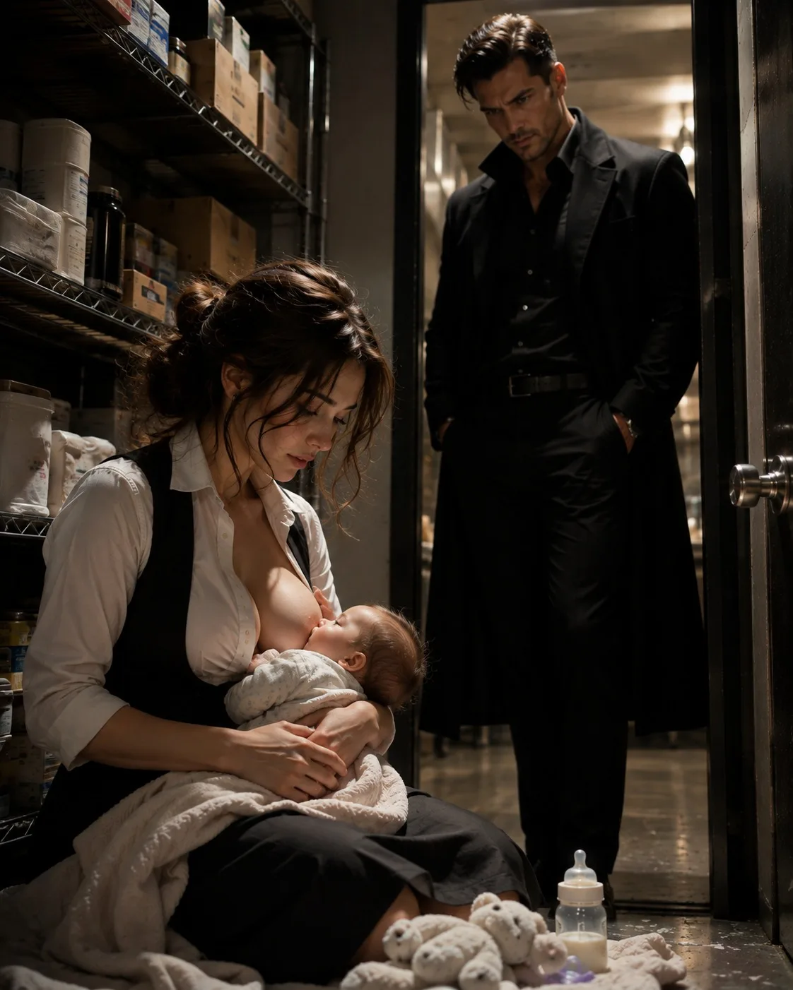 THE BABY I HID IN THE MAFIA RESTAURANT
