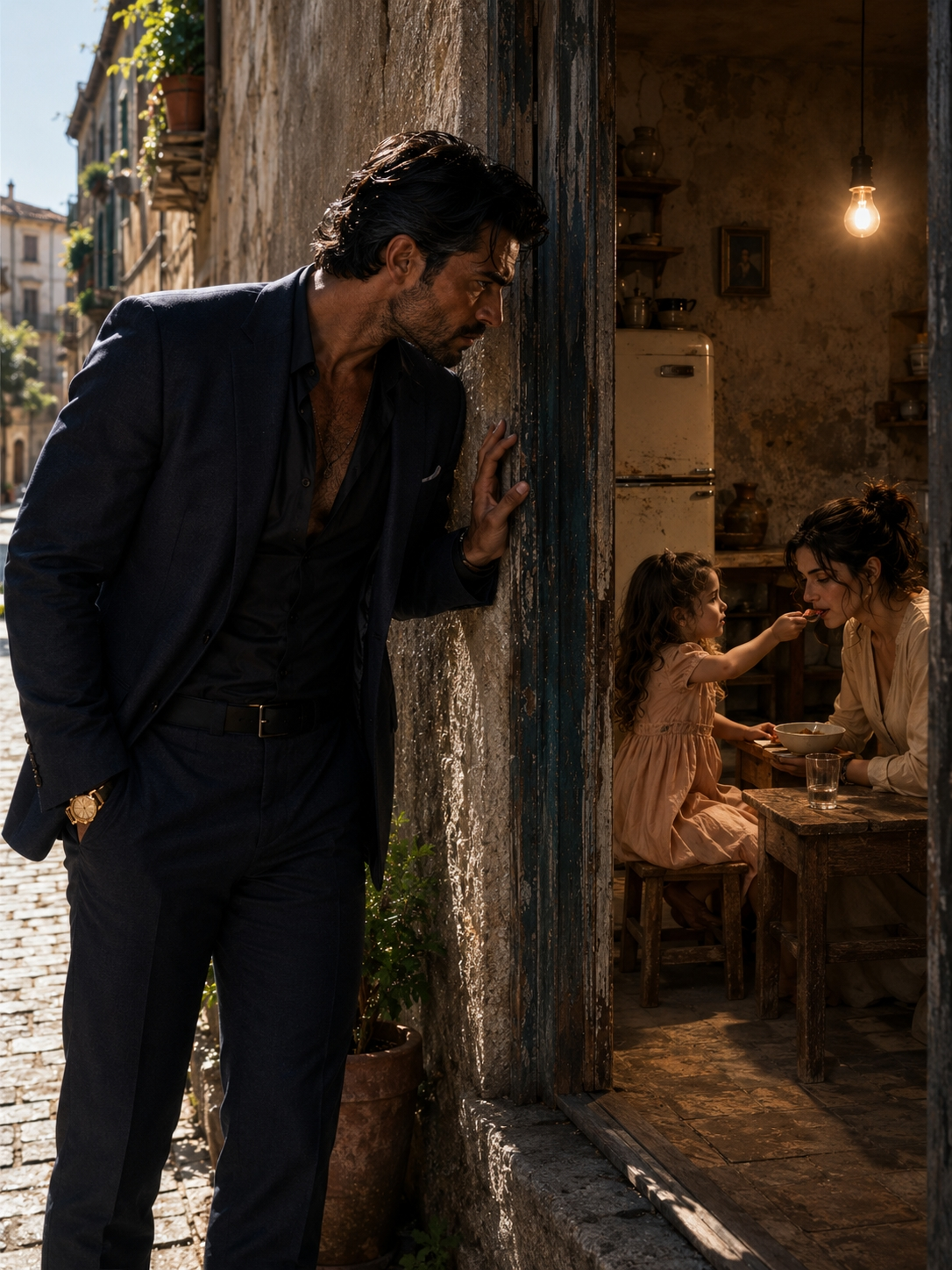 The Mafia Boss Who Followed a Little Girl Through the Rain