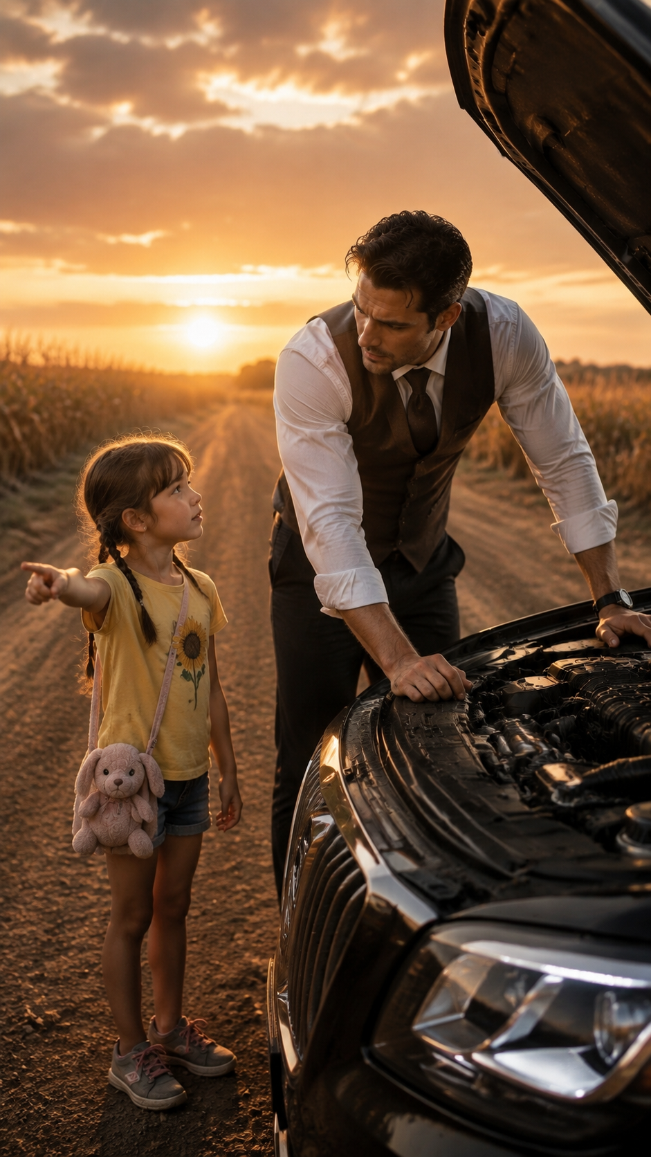 The Mafia Boss, The Broken Maybach, and the Little Girl Who Changed His Heart