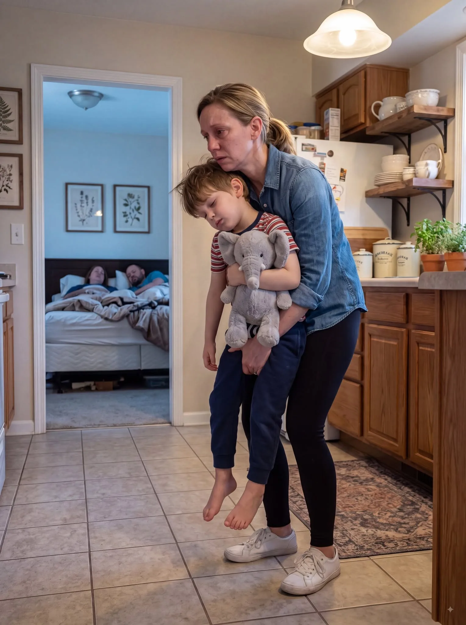 THE MORNING I CARRIED MY SON AWAY