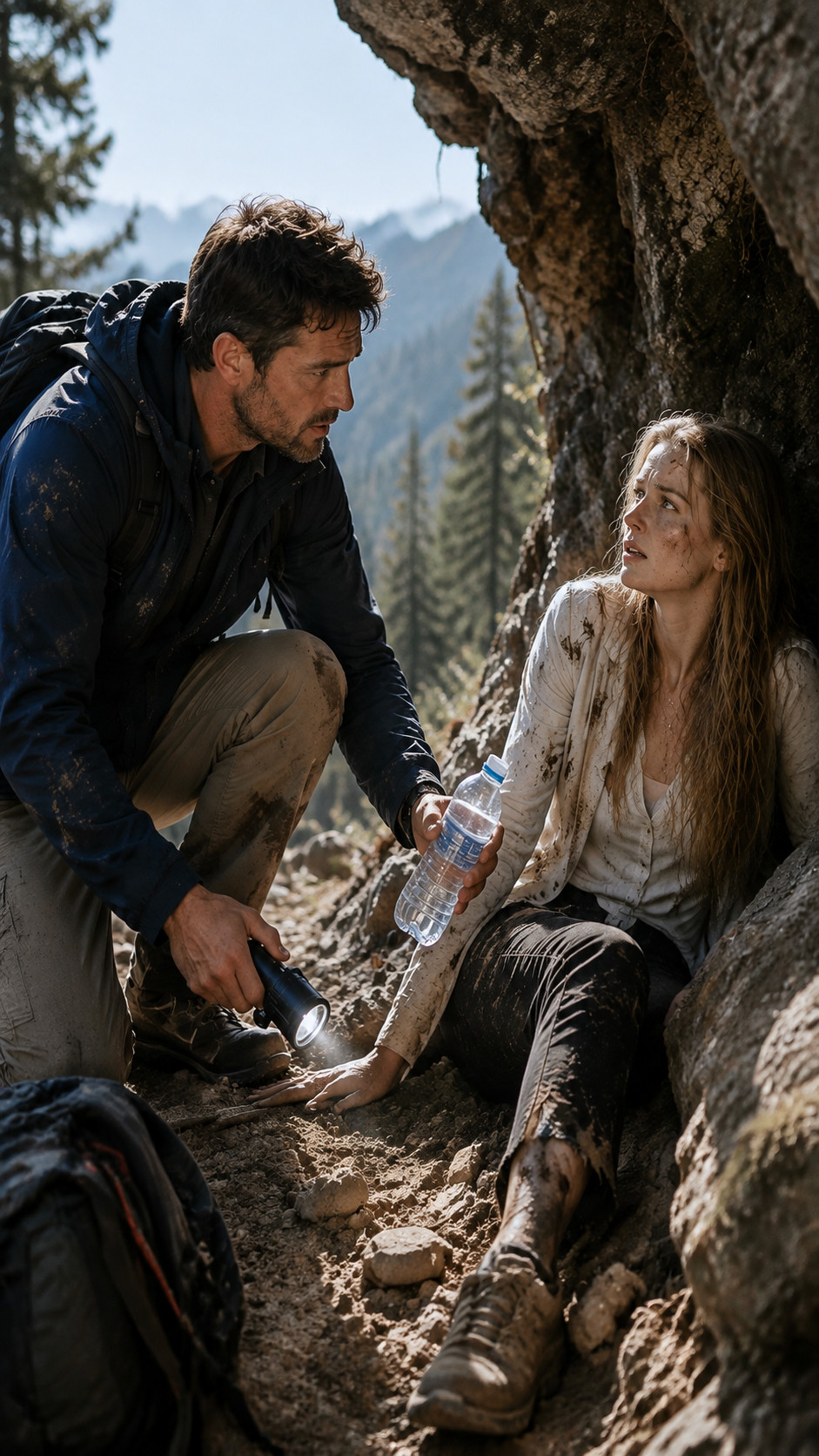 The Billionaire Everyone Abandoned — Until a Single Father Found Her Alive Beneath the Mountain