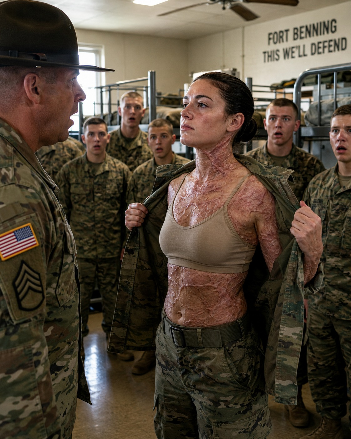 THEY CALLED HER A COWARD UNTIL THE DRILL SERGEANT SAW WHAT SHE HAD SURVIVED