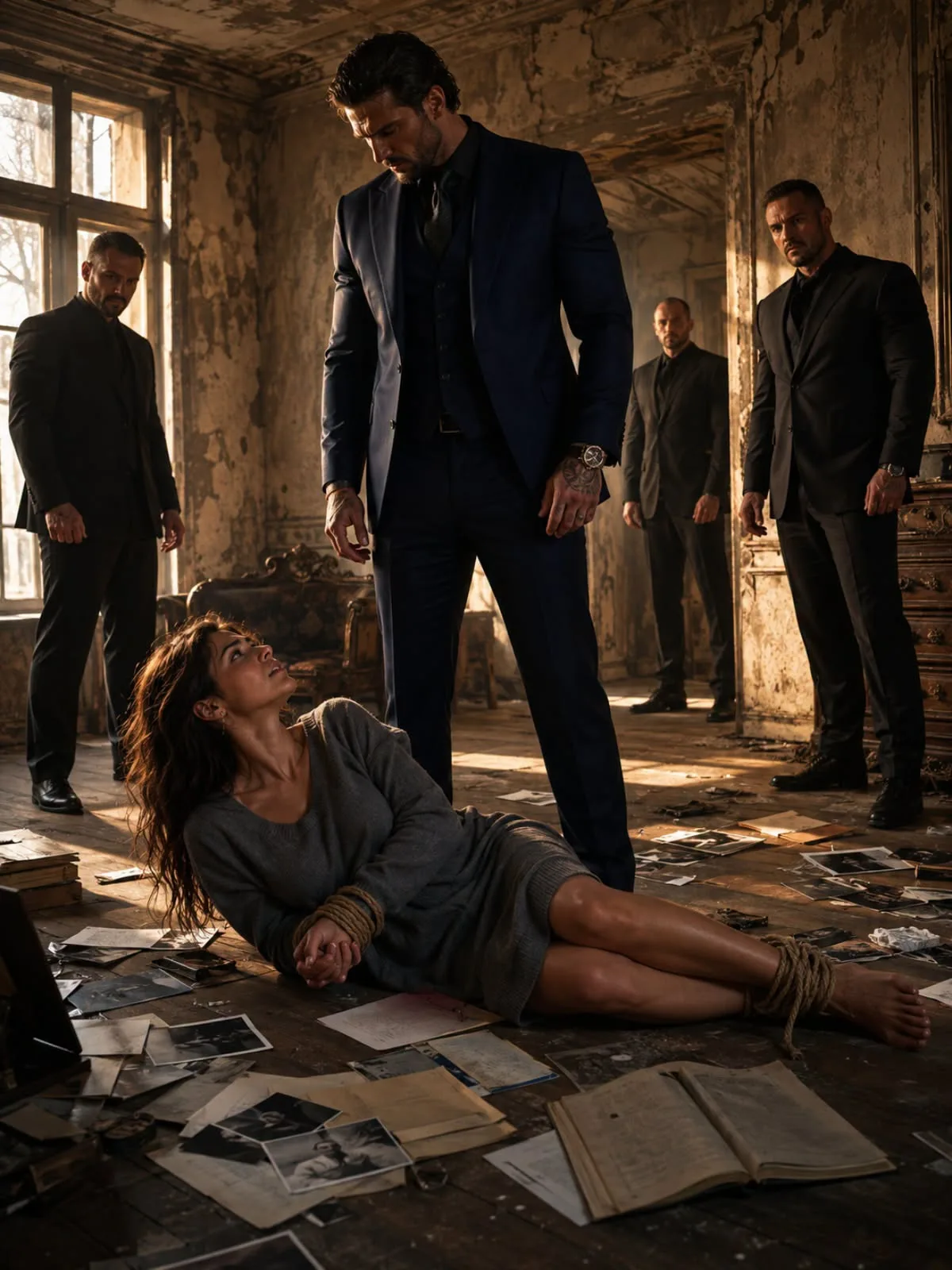 The Mafia Boss Found His Maid Tied to the Floor—Then He Saw His Fiancée in the Photograph