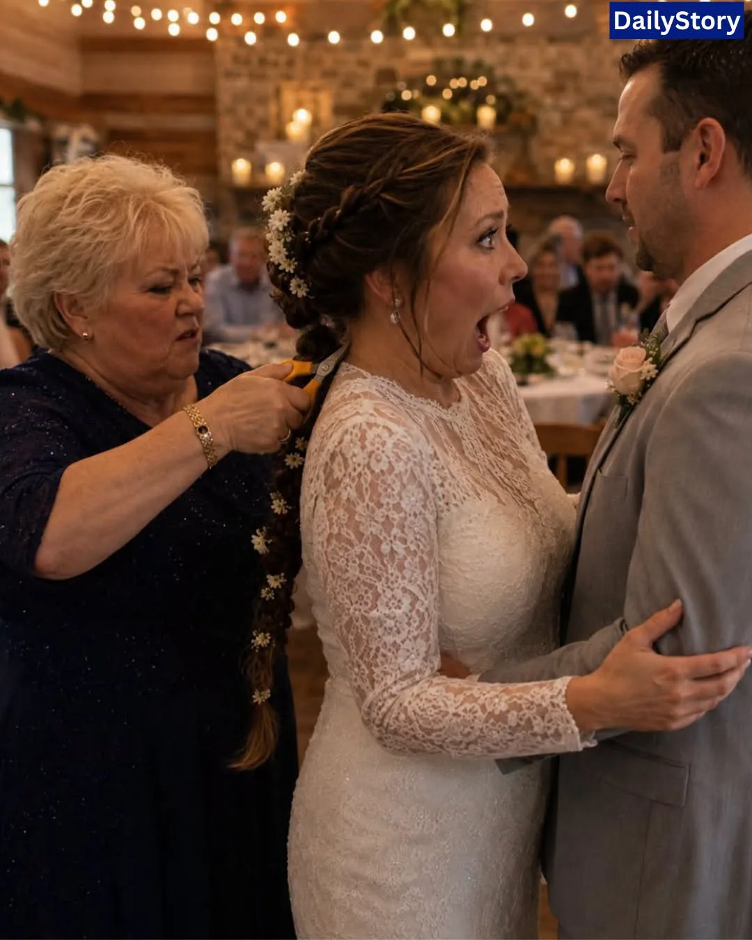 My Mother-in-Law Cut Off My Hair at My Wedding—Then My Husband Asked for the Microphone