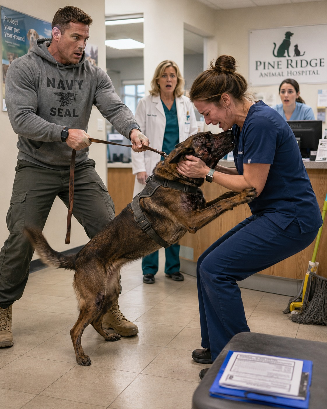 THE NAVY SEAL WARNED ME HIS K9 WOULD BITE—THEN ONE WORD FROM ME EXPOSED THE SECRET HE BURIED
