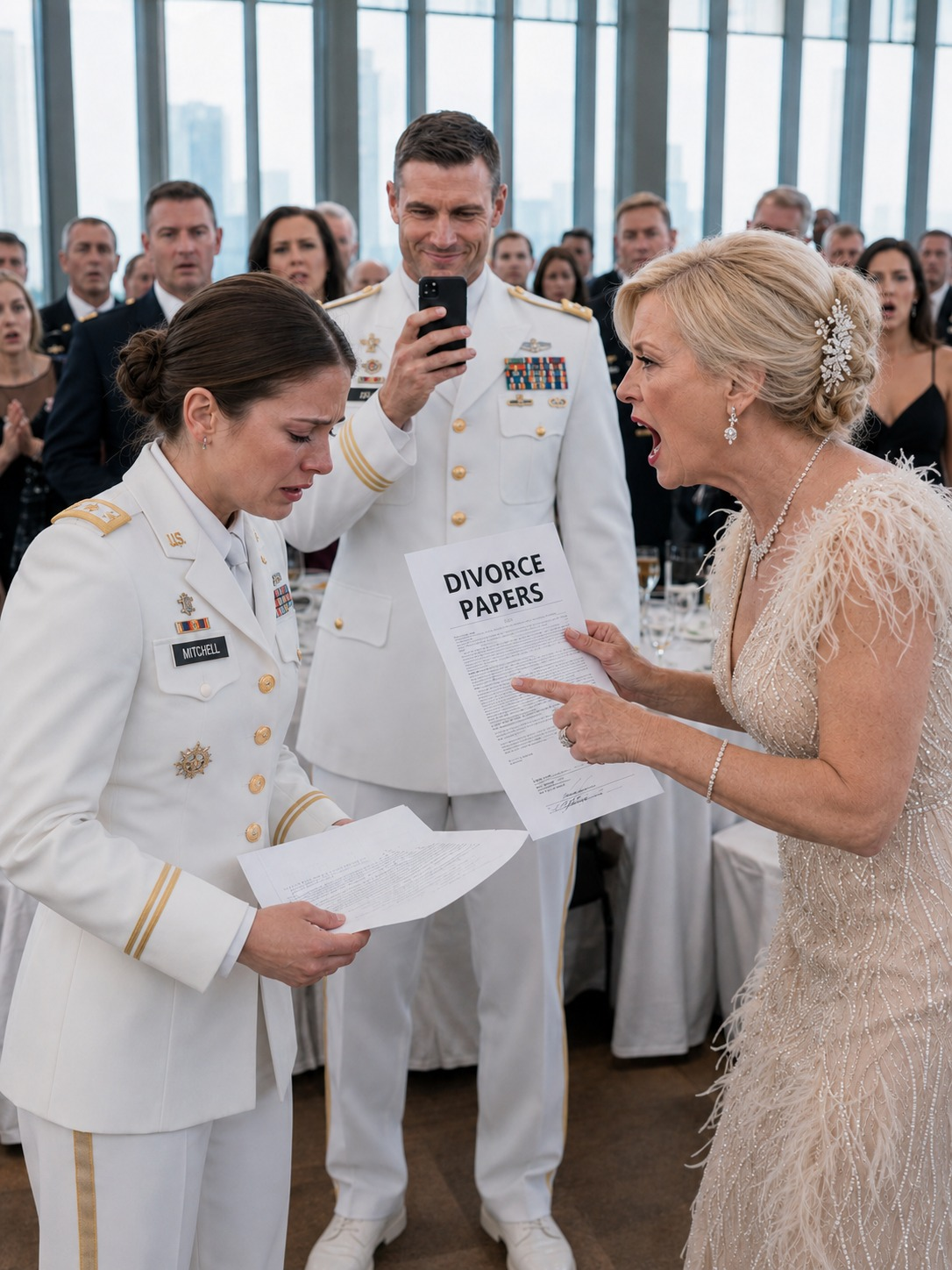 THEY SERVED ME DIVORCE PAPERS AT MY ARMY BALL—THEN I STOOD UP AND MADE ONE ANNOUNCEMENT