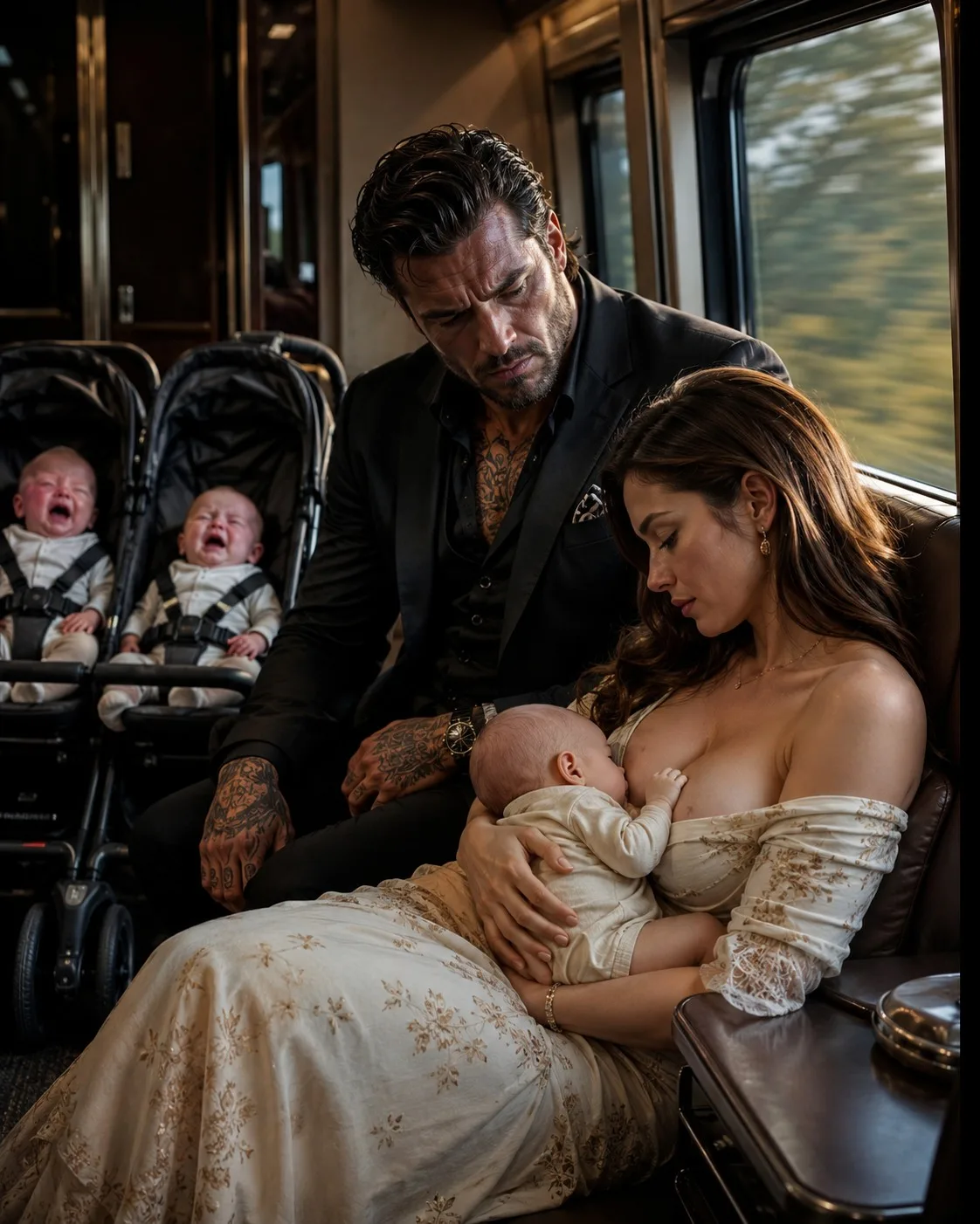 The Billionaire Mafia Boss Had Three Screaming Newborns—Then a Broke Single Mother Did the One Thing No One Else Dared