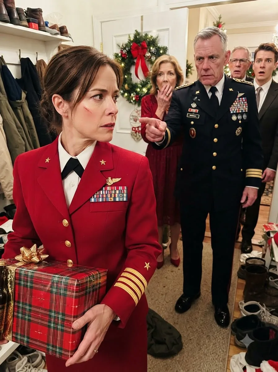The Christmas Door They Locked Against Me — Until A Four-Star General Revealed Why I Was The One They Should Have Feared