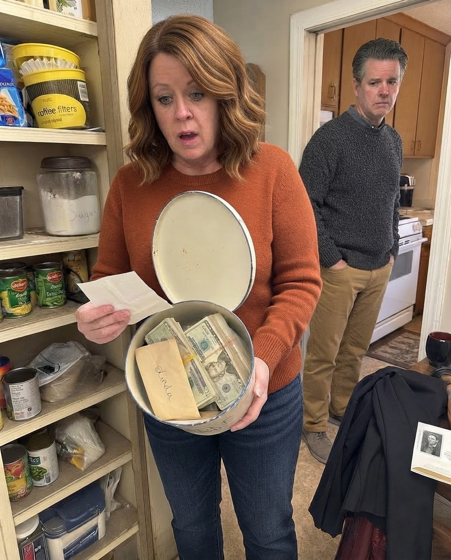 THE MONEY MAMA HID IN THE FLOUR TIN