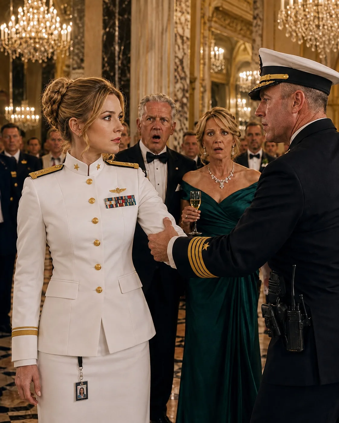 The Navy Captain Stopped the Gala When He Discovered Who I Really Was
