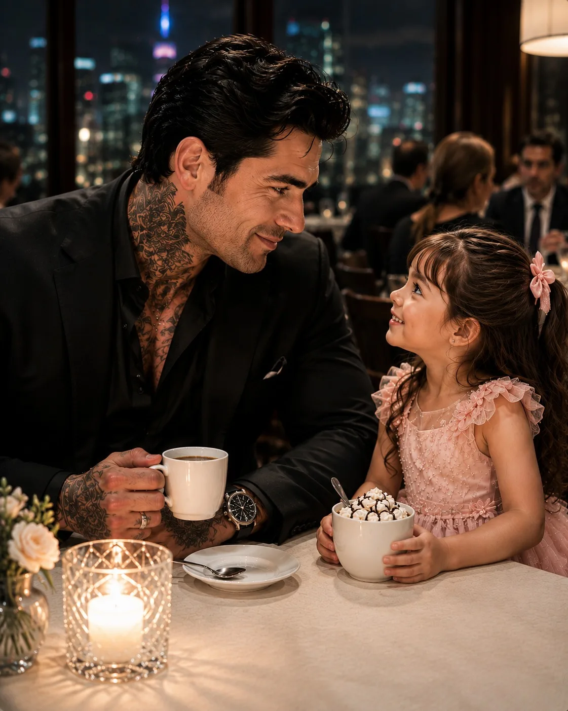 THE LITTLE GIRL WHO SAT ACROSS FROM THE MAFIA BOSS