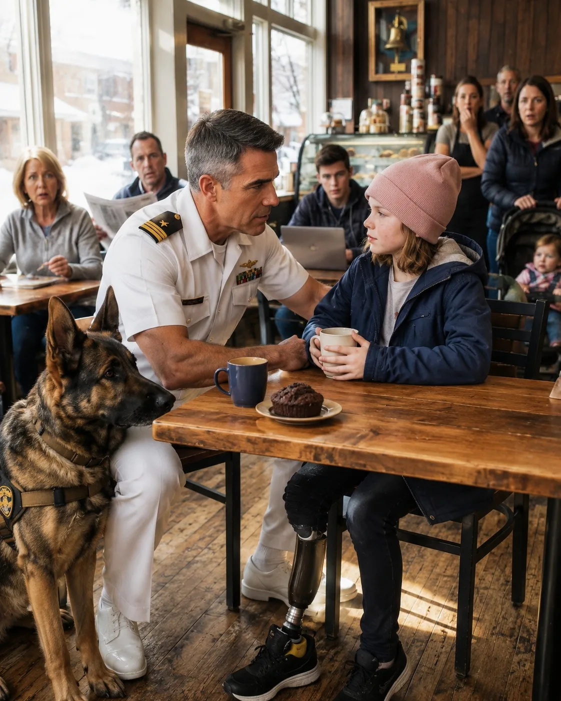 The Little Girl Who Was Searching for Safety