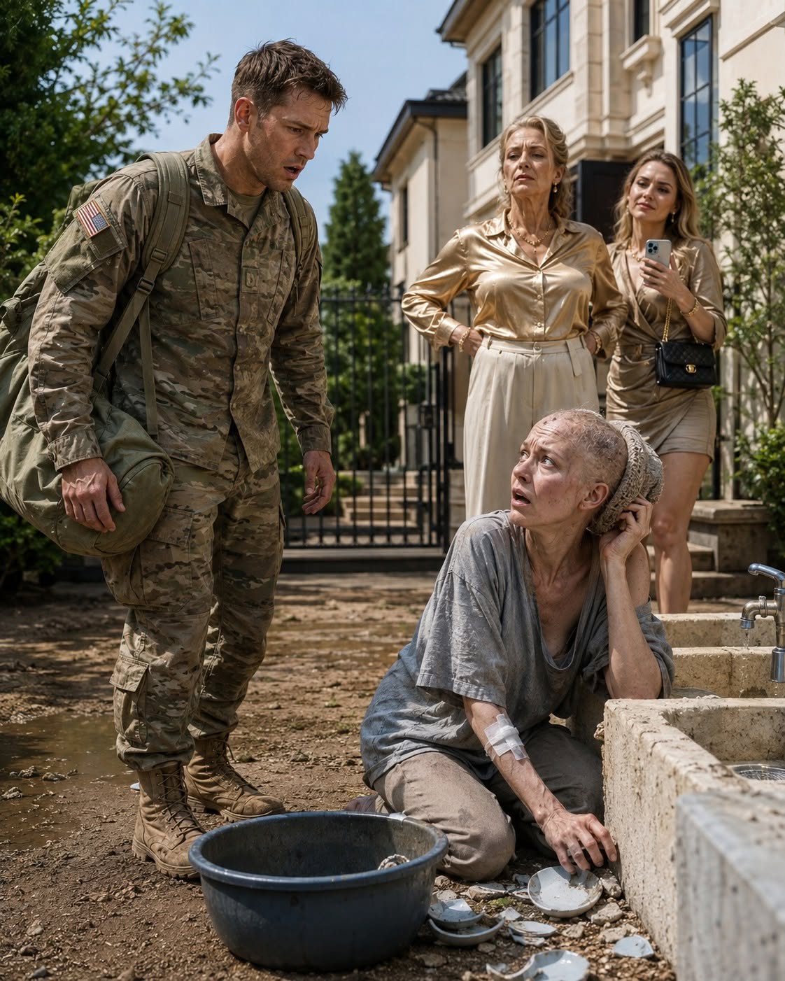 I Sent $100,000 Home From the Army—Then I Returned and Found My Wife Bald, Starving, and Washing Dishes in the Dirt