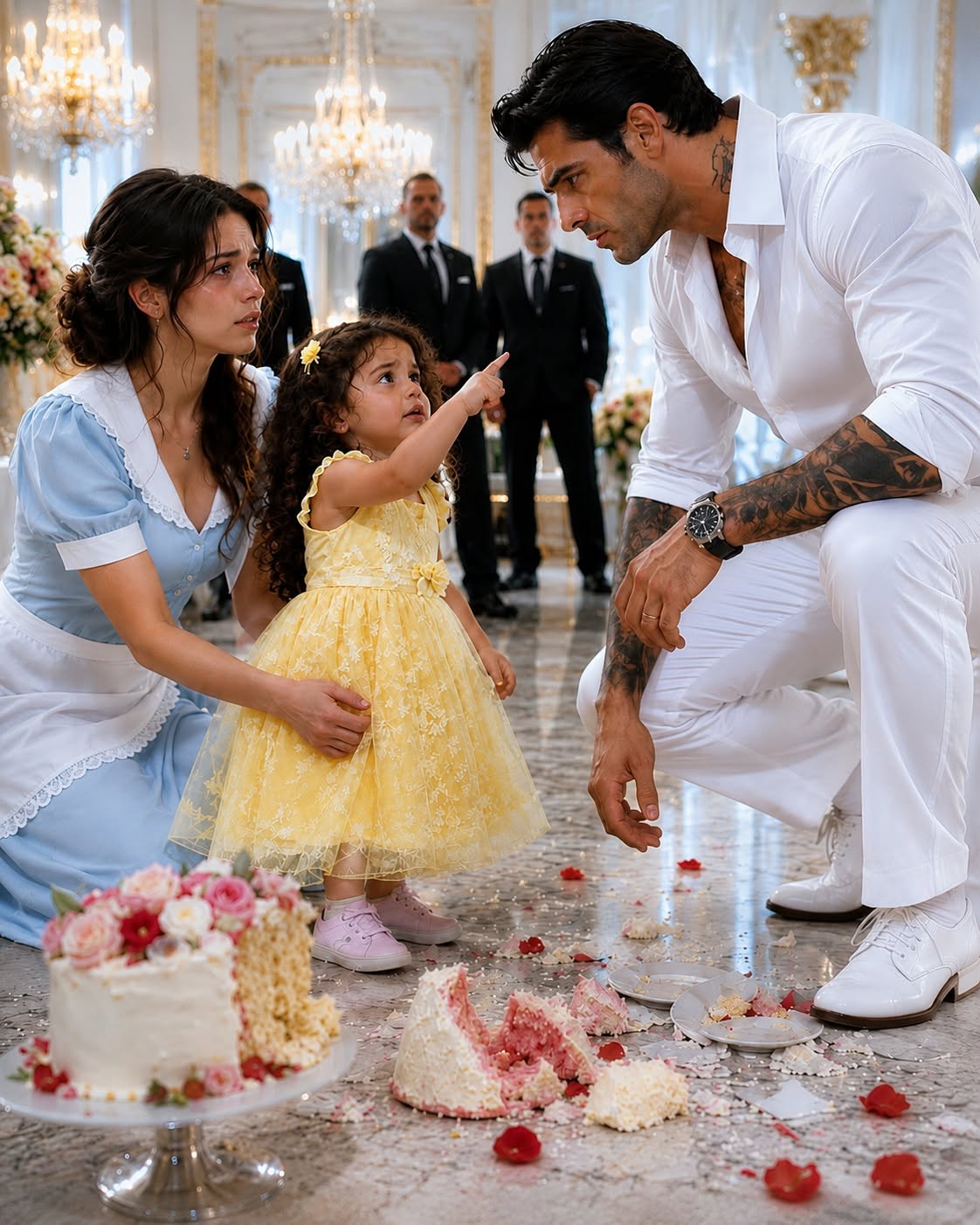 THE THREE-YEAR-OLD WHO DESTROYED THE MAFIA BOSS’S SON’S CAKE