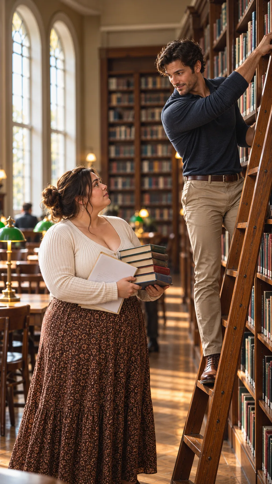 SHE THOUGHT HE WAS THE LIBRARIAN—UNTIL HIS BOARD CALLED HIM CHAIRMAN