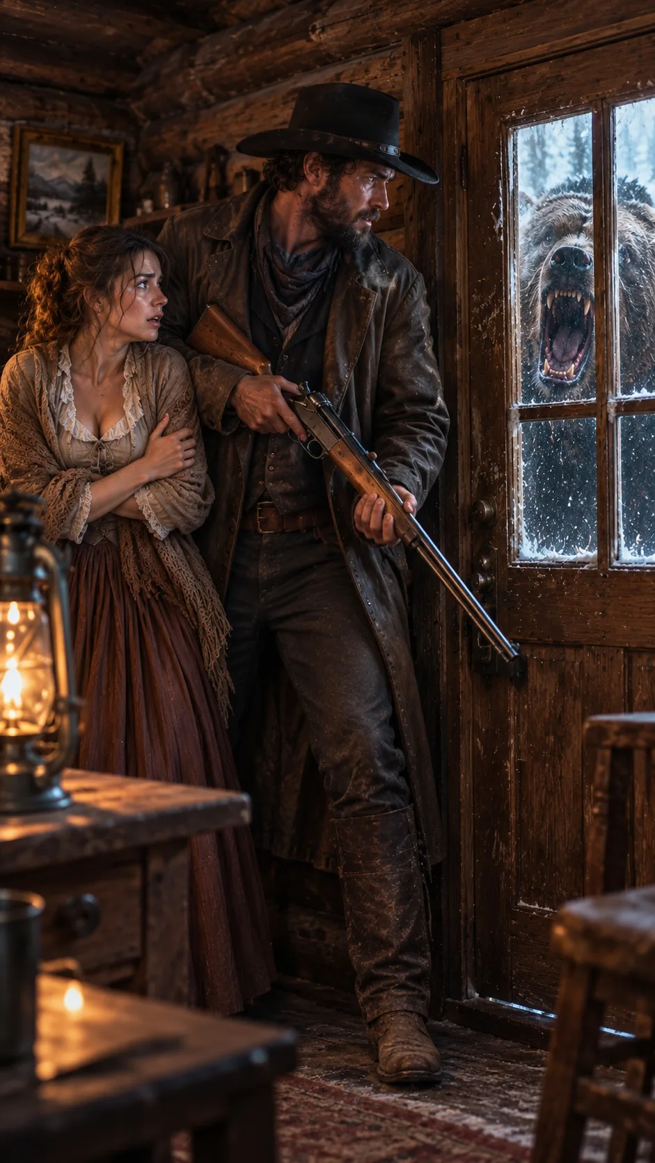 “Relax, I’ll Go In Slow,” the Giant Cowboy Said — Then He Locked the Widow’s Door From the Inside