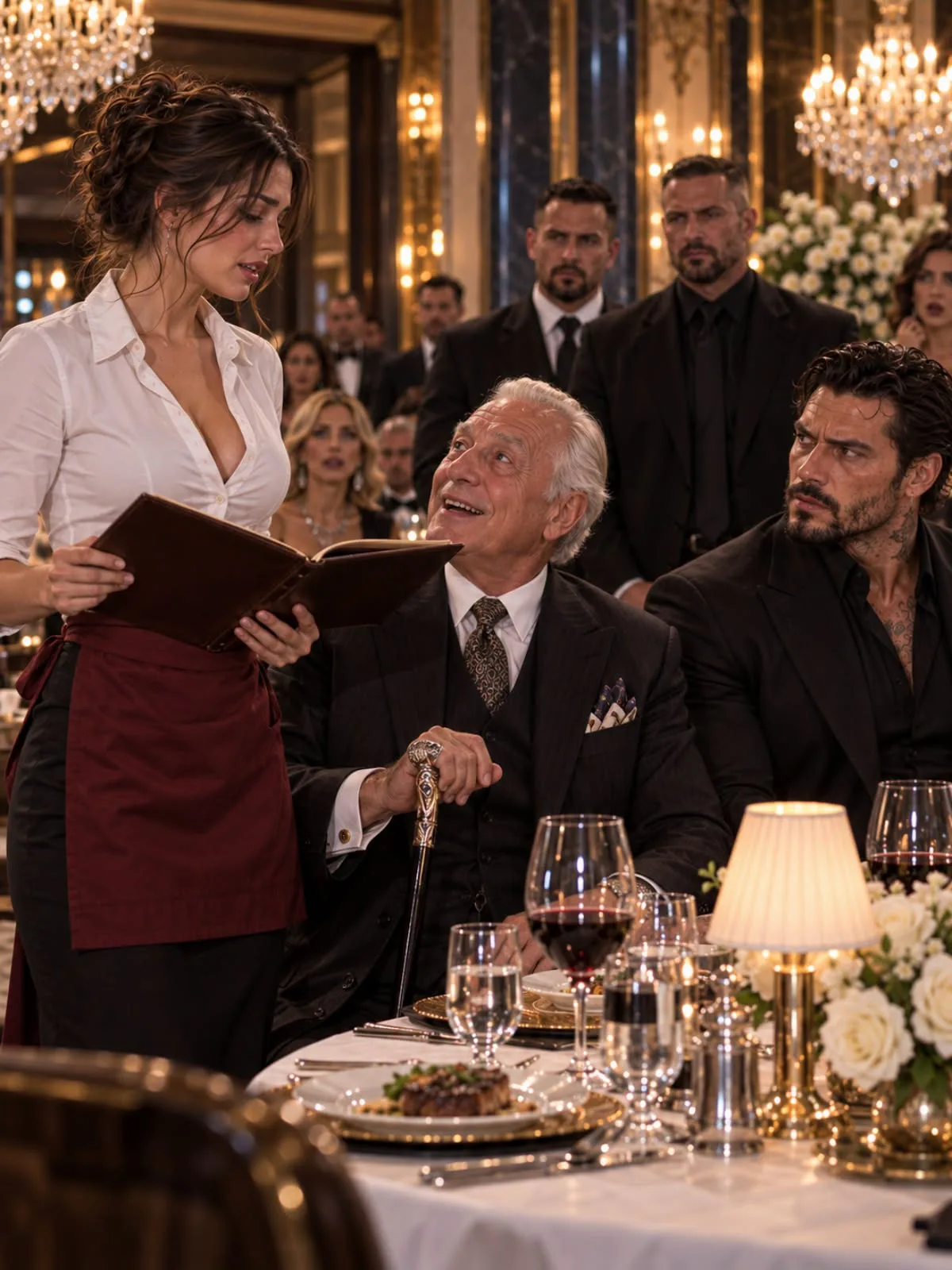 The Waitress Spoke One Forgotten Word—And the Sicilian Patriarch Forgot How to Breathe