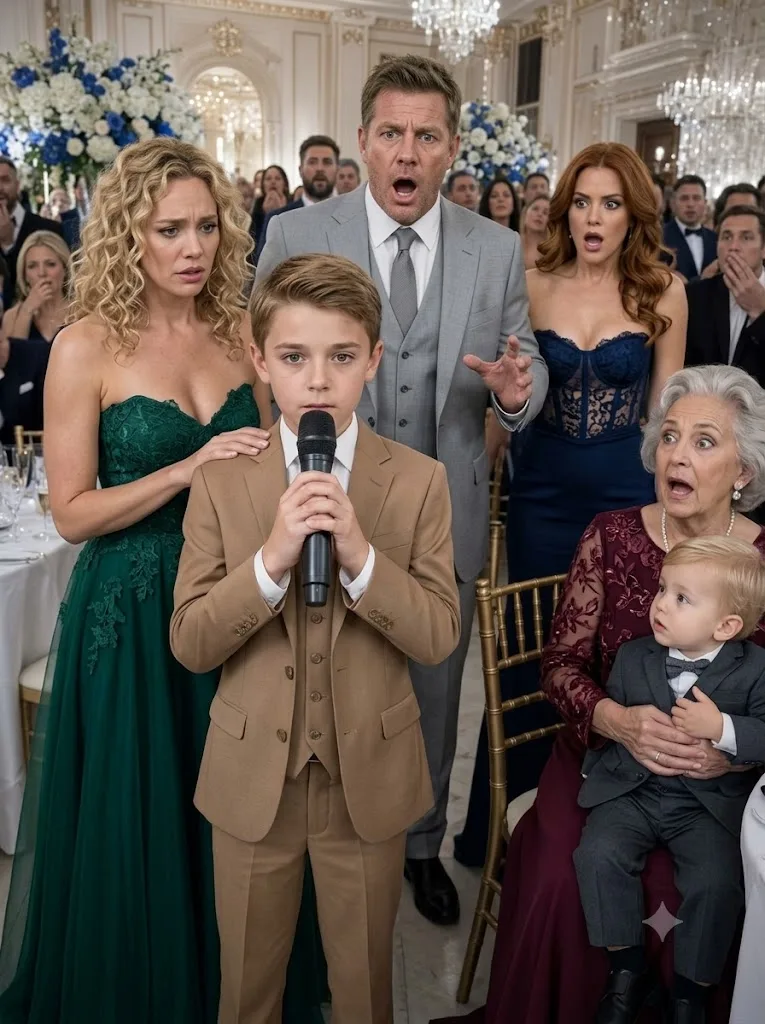 MY HUSBAND BROUGHT HIS MISTRESS AND SECRET SON TO HIS MOTHER’S BIRTHDAY—THEN OUR 10-YEAR-OLD TOOK THE MICROPHONE