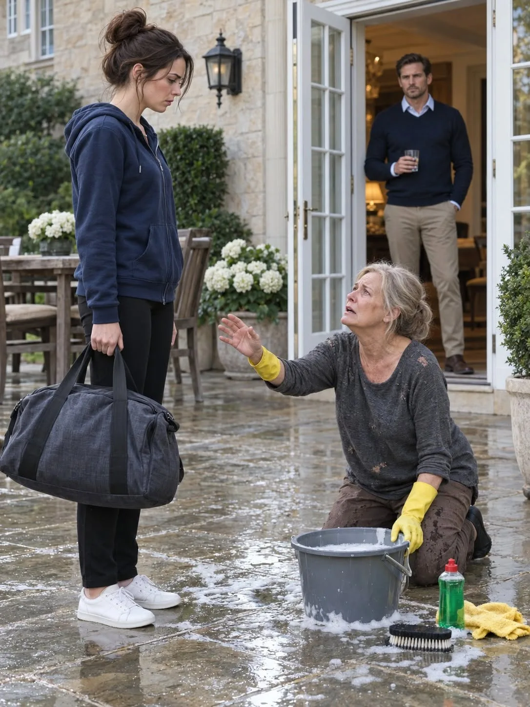 I Came Home After Six Years and Found My Mother Scrubbing the House I Bought Her