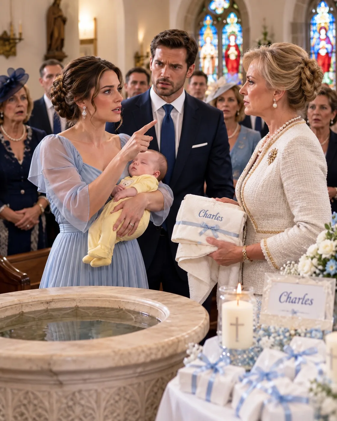 My Mother Renamed My Baby at His Baptism—Then I Stopped the Ceremony Before the Priest Said One More Word