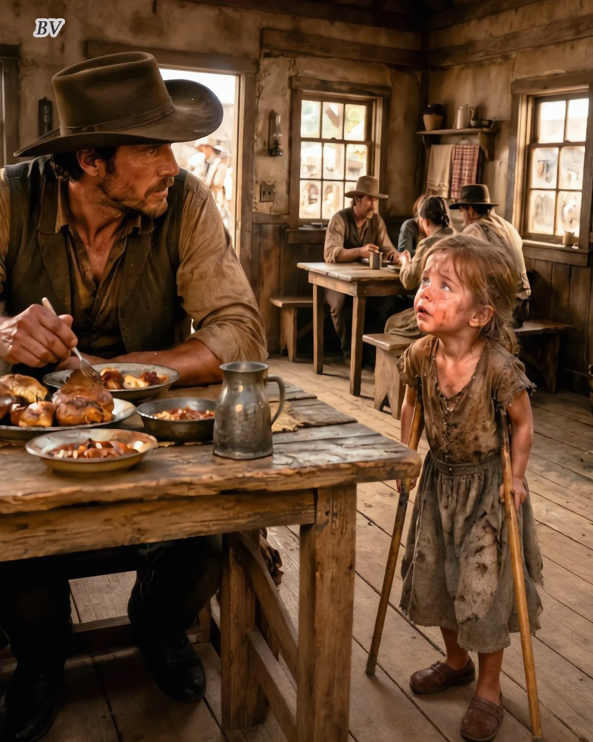 THE LITTLE GIRL WHO ASKED FOR ONE BITE—AND THE POOR WORKER WHO GAVE HER EVERYTHING