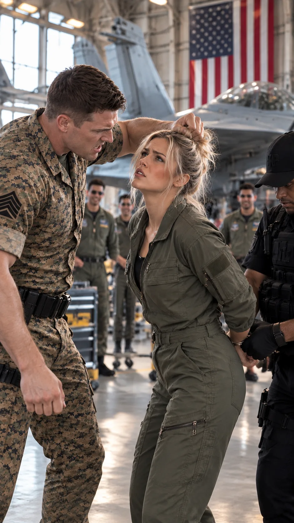 The Woman They Handcuffed Was Their New Colonel