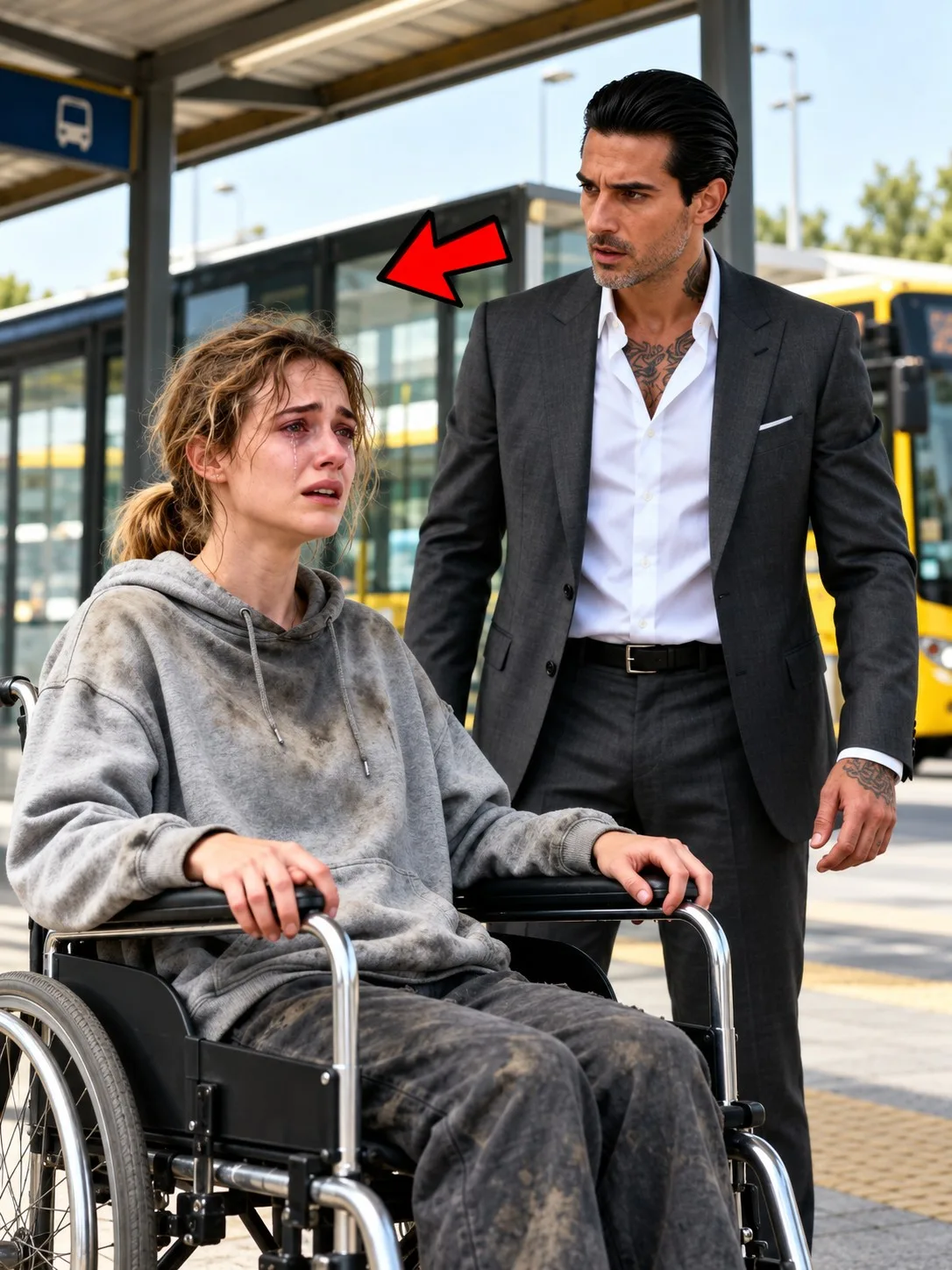 The Husband Who Left Me at a Bus Stop Never Expected the Man I Once Saved to Come Back for Me
