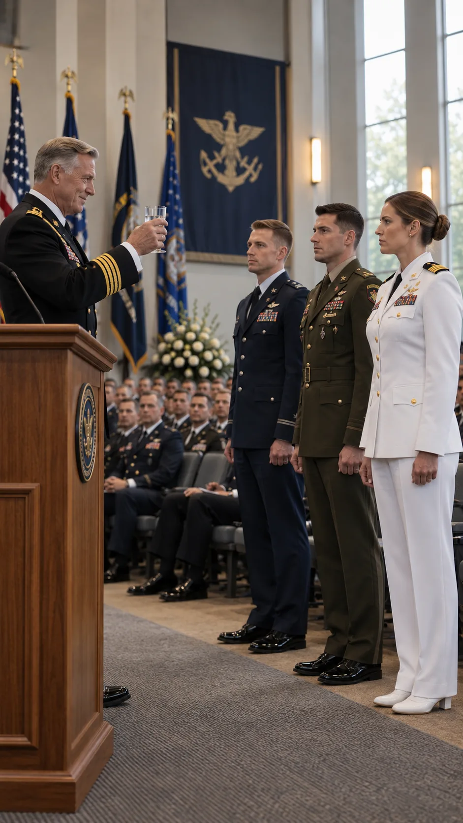 THE ADMIRAL LAUGHED AT HER CALL SIGN—UNTIL THE ROOM REMEMBERED VALKYRIE
