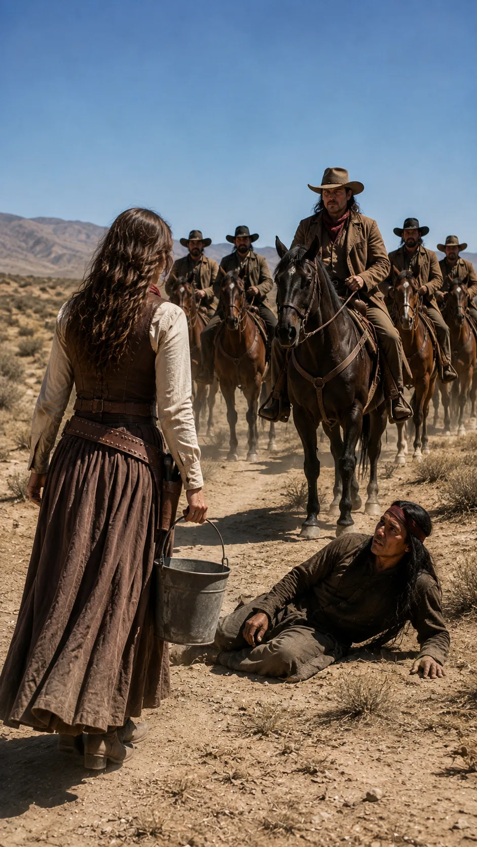 THE WOMAN WHO STOOD BETWEEN SIX GUNS
