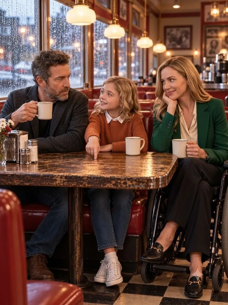 THE BILLIONAIRE CEO KEPT SITTING AT MY CRACKED DINER TABLE—THEN HER DAUGHTER ASKED THE QUESTION SHE COULDN’T ANSWER