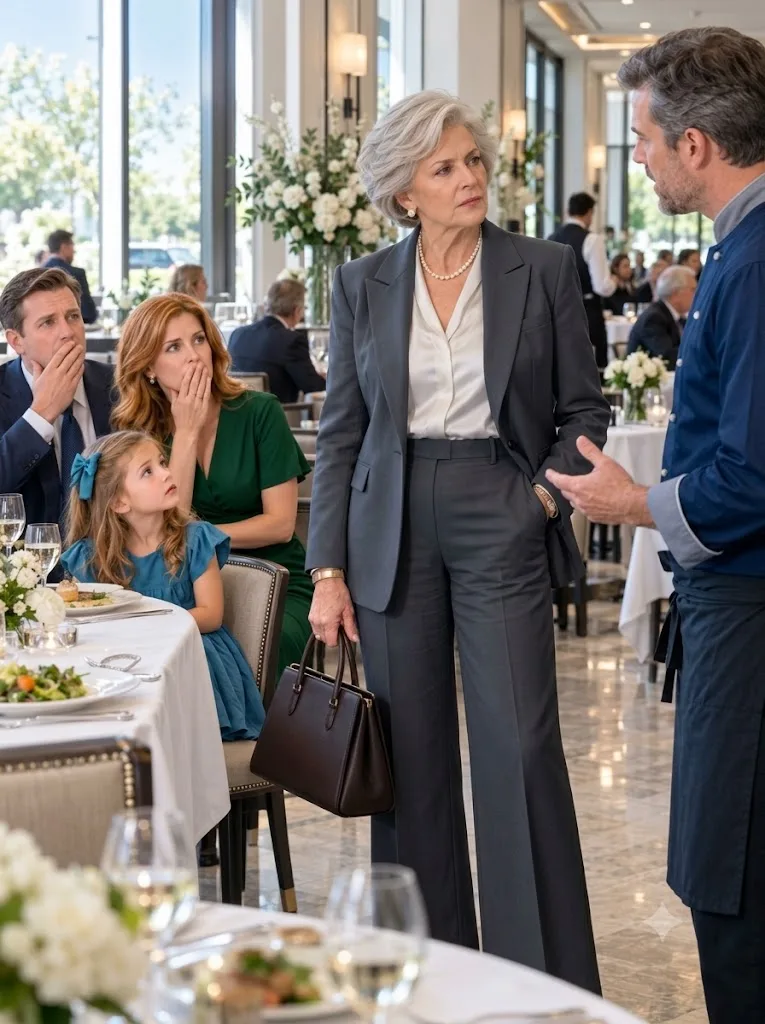 MY SON TOLD ME TO REMEMBER MY PLACE AT DINNER—TEN MINUTES LATER, THE HEAD CHEF ASKED IF HE KNEW WHO HIS MOTHER WAS