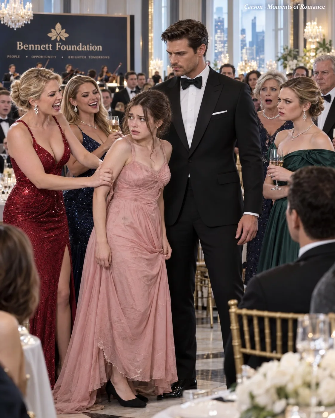 The Waitress They Mocked at the Billionaire’s Gala
