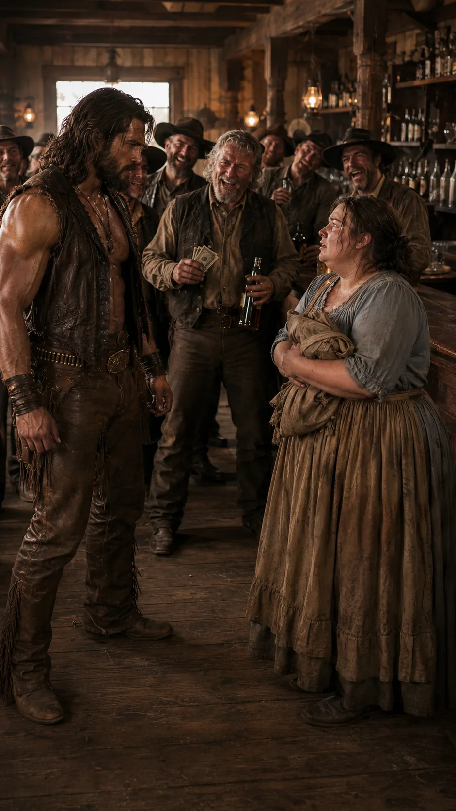 THE MOUNTAIN MAN PAID $20 FOR THE WOMAN THEY MOCKED—THEN SHE ASKED HIM FOR ONE THING