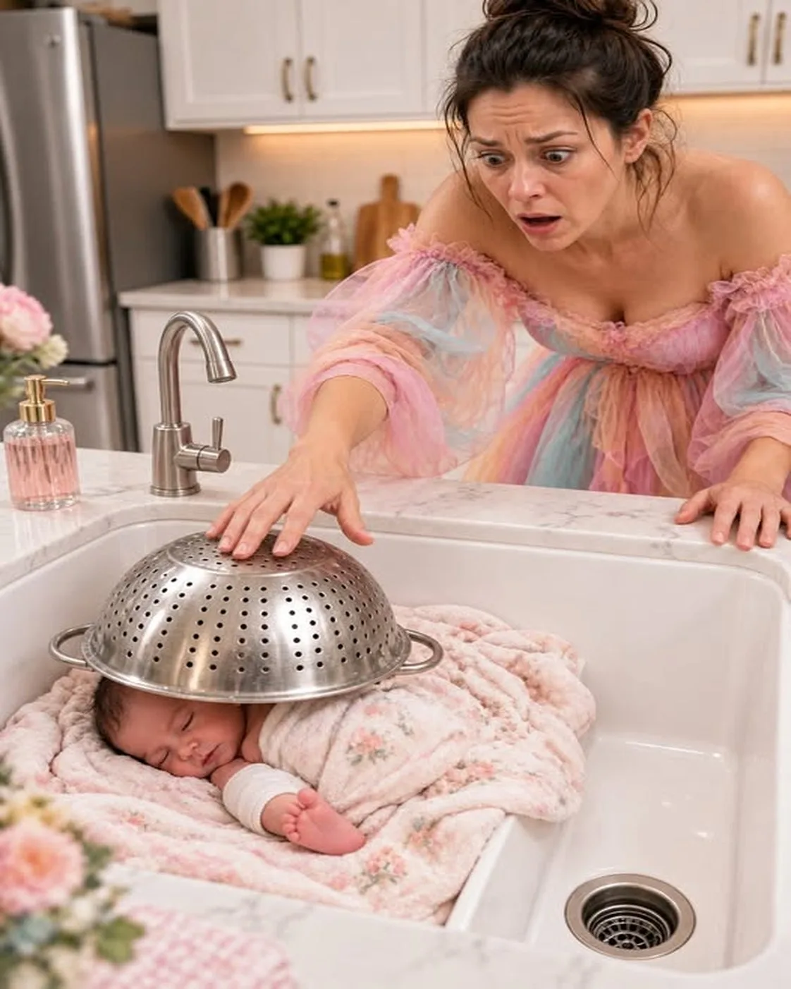 THE BABY I FOUND UNDER A COLANDER