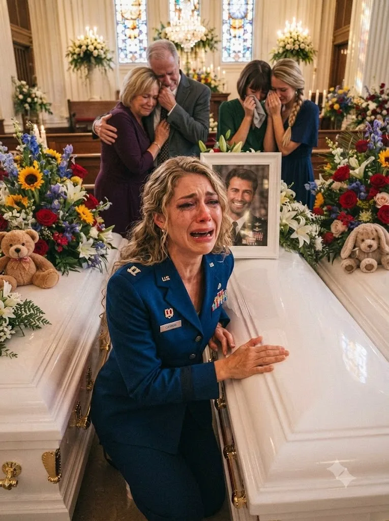 MY FAMILY SKIPPED MY HUSBAND AND CHILDREN’S FUNERAL FOR A BIRTHDAY DINNER—SIX MONTHS LATER, $18.7 MILLION BROUGHT THEM TO MY PORCH