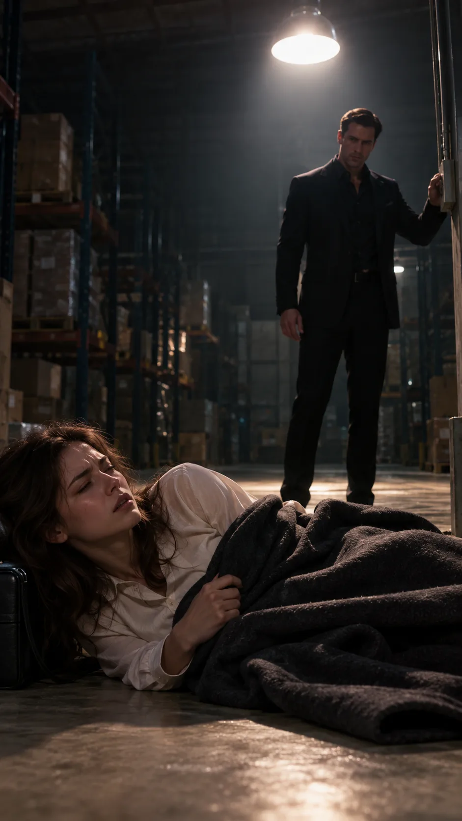 The Mafia Boss Found His Secretary Sleeping Alone in the Company Warehouse—Then Learned Why She Couldn't Go Home