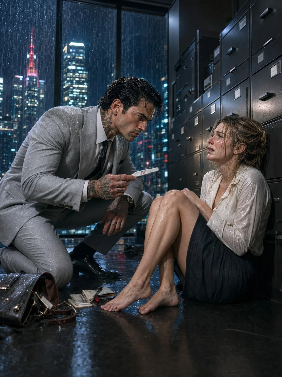 THE NIGHT VINCENT MORETTI FOUND HIS PREGNANT SECRETARY CRYING—AND LEARNED THE MAN SHE LOVED HAD BEEN USING HER TO DESTROY HIM