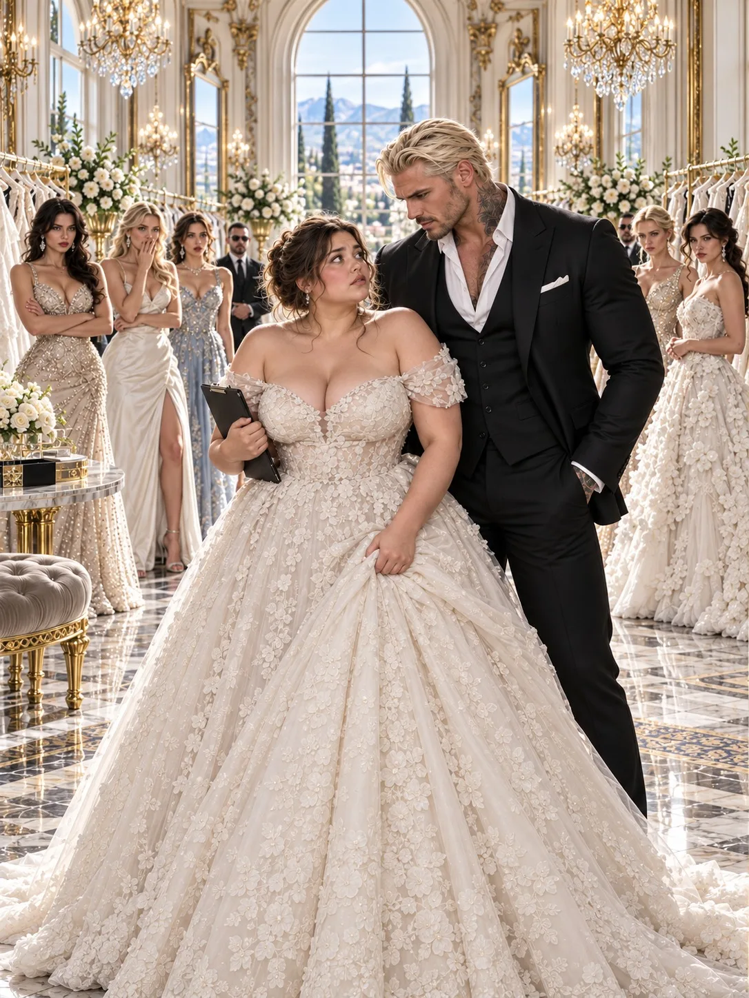 The Mafia Boss Rejected Every Bride—Until His Curvy Assistant Wore the Wrong Dress