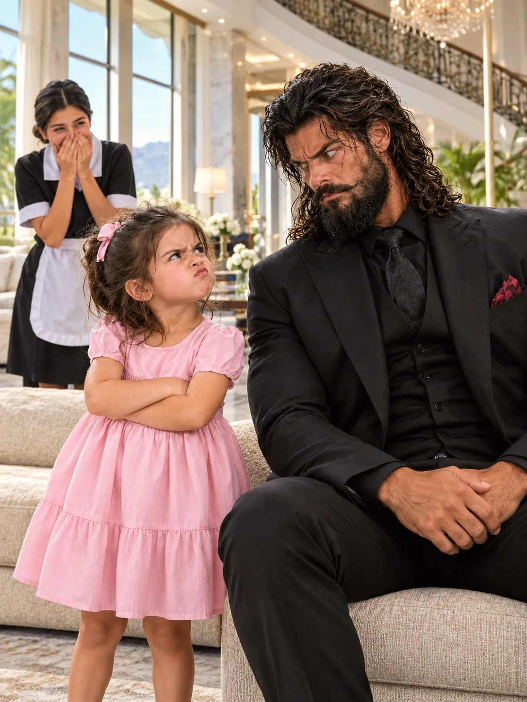 The Maid’s Little Girl Mocked the Most Feared Man in the House—Then He Saw Her Mother’s Name