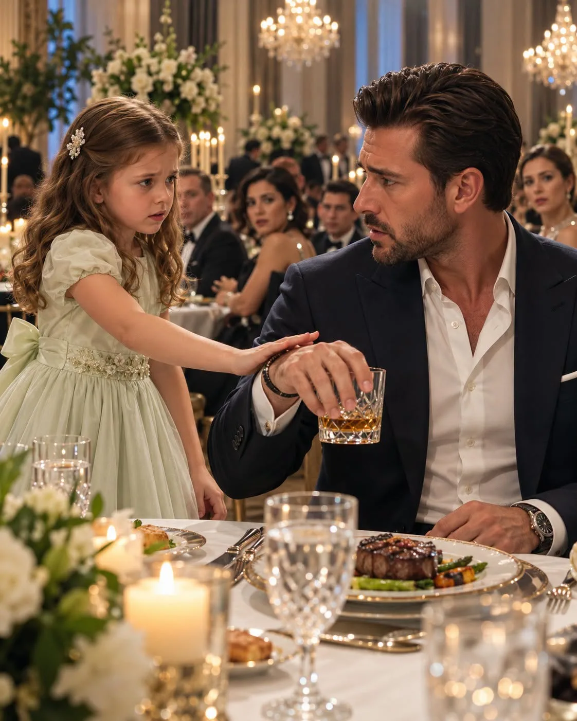 The Little Girl Who Stopped the Poisoned Glass