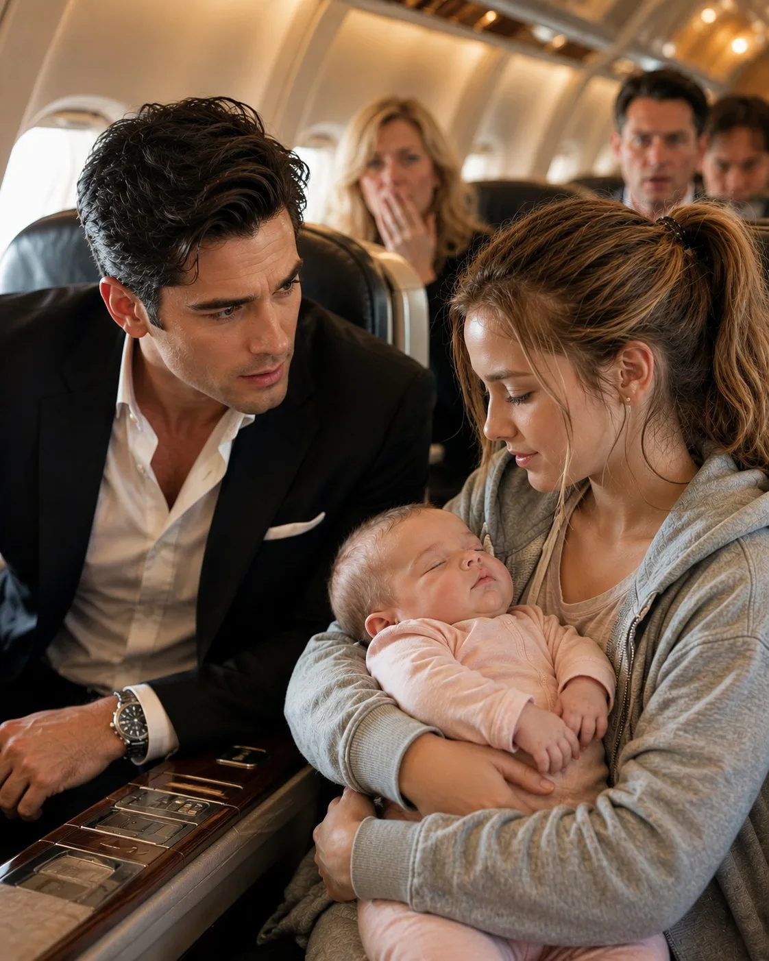 The Billionaire Who Couldn't Stop His Baby From Crying Until a Stranger Changed Everything