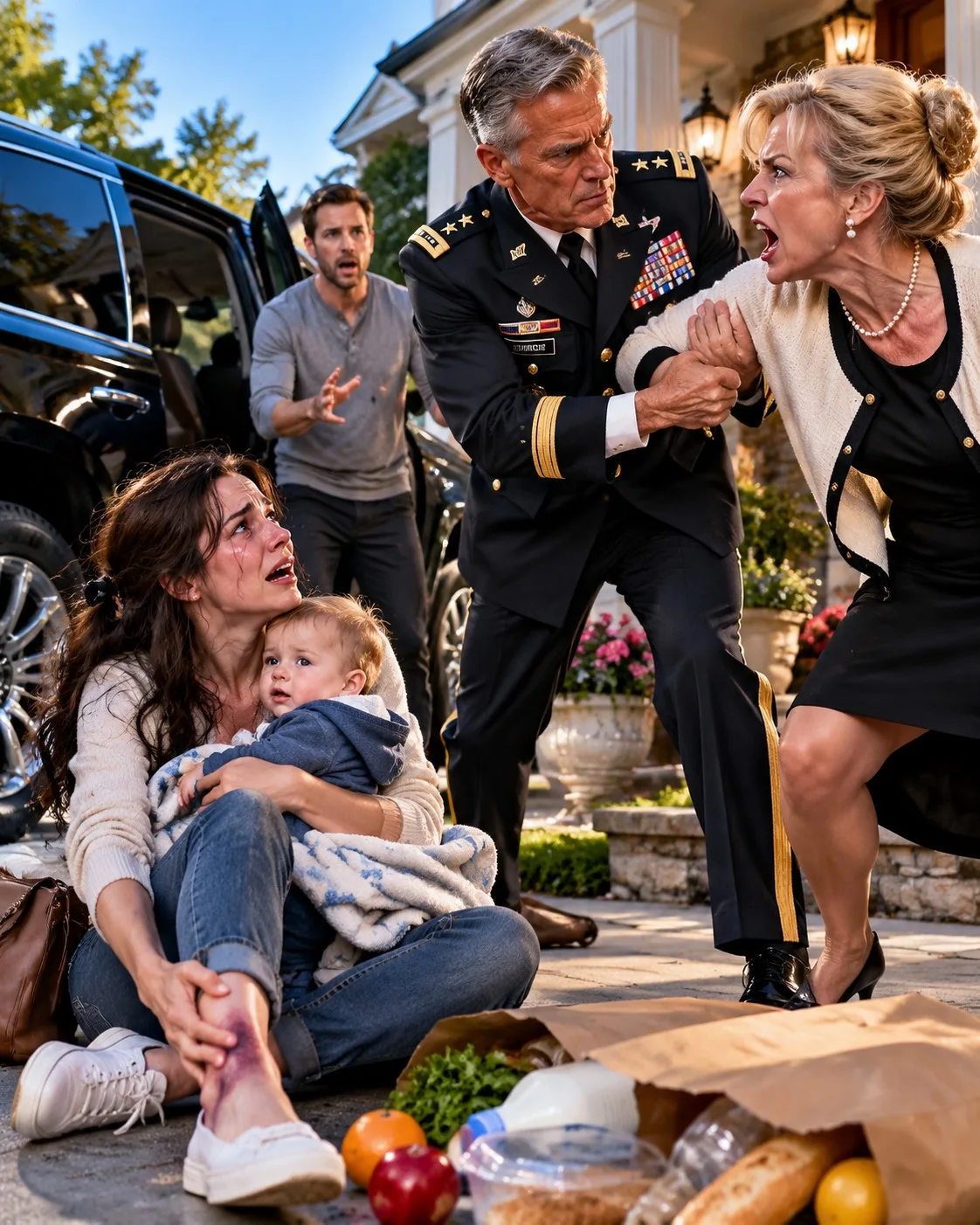 The Day My Four-Star General Father Learned Why I Was Walking Home With My Baby