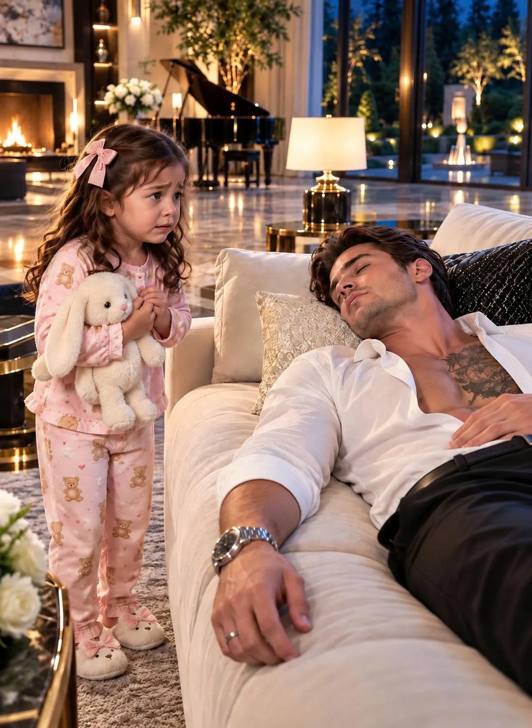 The Billionaire Who Pretended To Sleep And The Little Girl Who Saw His Broken Heart