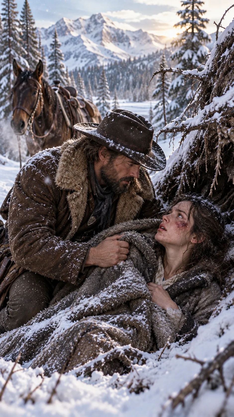 THREE MONTHS IN THE SNOW — THE BRIDE HARLAN MERCER REFUSED TO LOSE