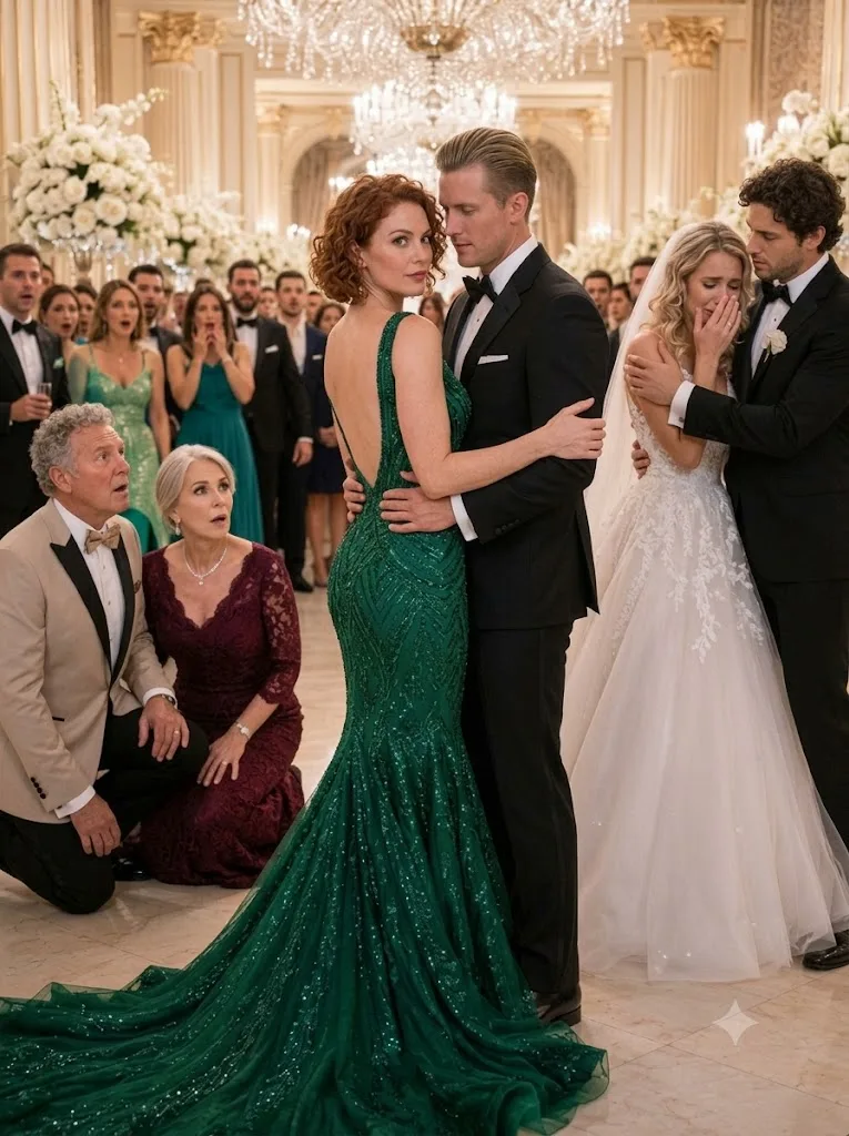 MY FATHER POURED RED WINE ON ME AT MY SISTER’S $5 MILLION WEDDING—TWENTY MINUTES LATER, MY SECRET HUSBAND WALKED IN